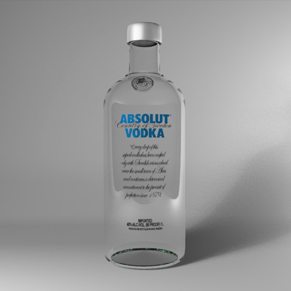 Vodka Absolut | 3D